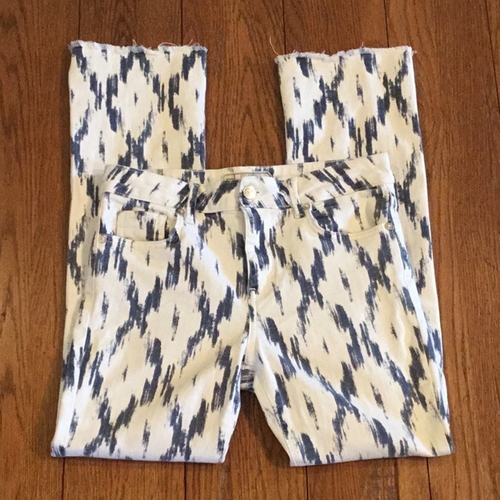 Free People Indigo Skies Cropped Jeans with stretch. Women’s size 26. Inseam 27” - Picture 5 of 16